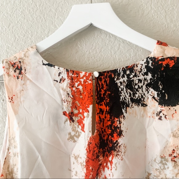 NWT! Bar III Asymmetrical Shift Print Dress, M - Picture 5 of 7